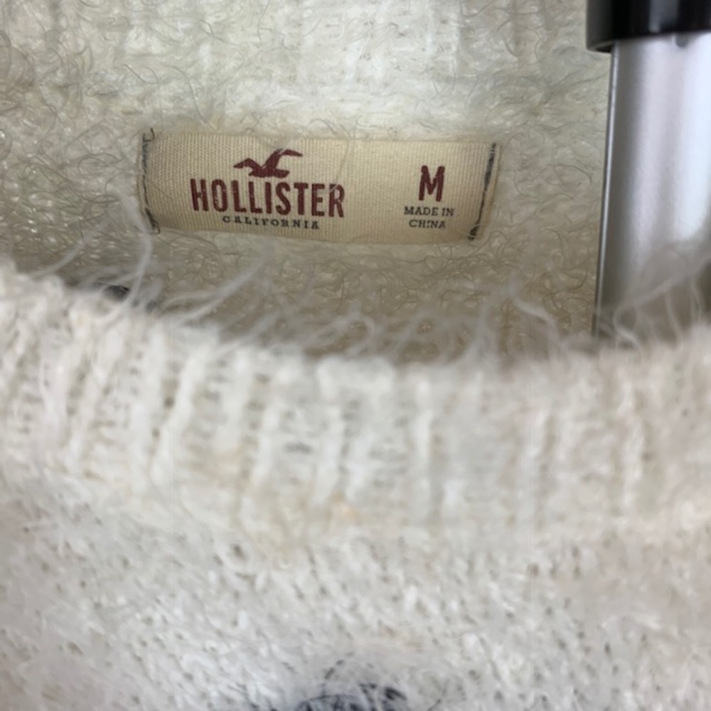 Hollister fuzzy/shaggy sweater. M. - Picture 13 of 13